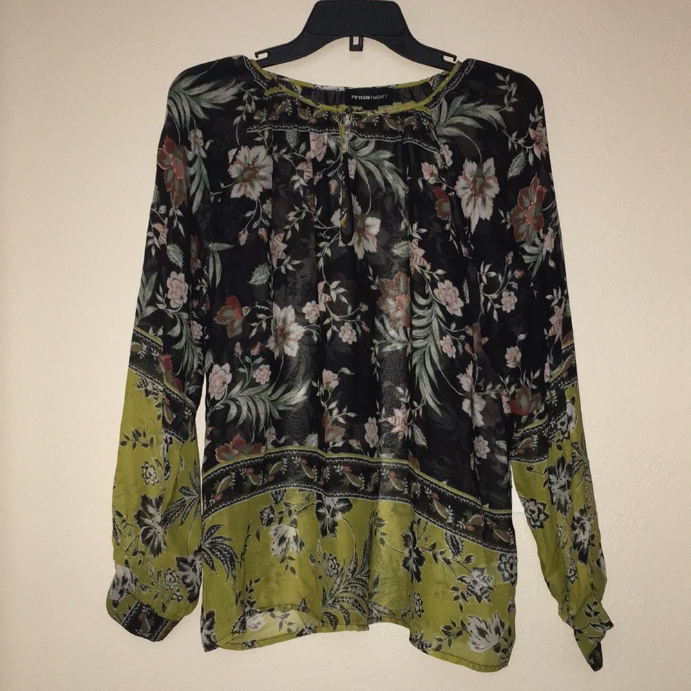 Fifteen Twenty Border Peasant Top